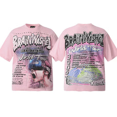 Hellstar Pink World Tour Collage Tee
