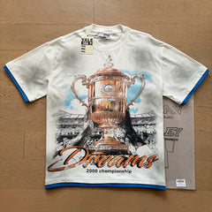 VALEFOREVER White Trophy 2008 Championship Vintage Graphic T-Shirt
