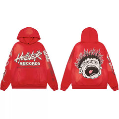 Hellstar Red RECORDS Hoodie