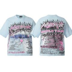 Hellstar Light Blue World Tour Graphic Tee