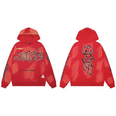 Hellstar Red Calligraphy Hoodie