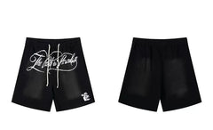 Hellstar Black Vintage Wash Shorts