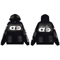 Hellstar Black Star Graphic Hoodie