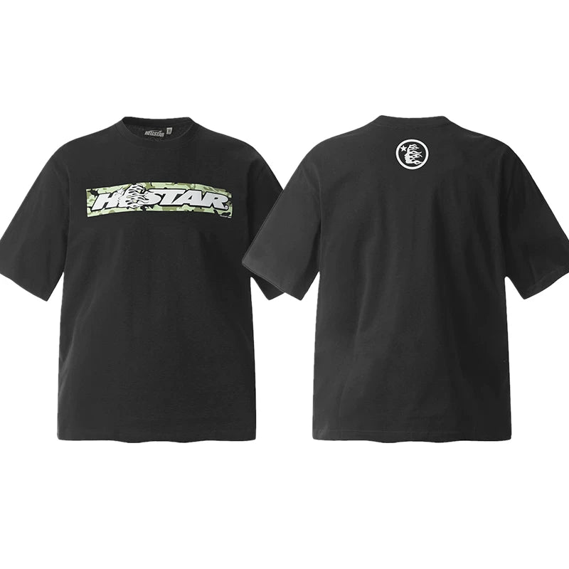 Hellstar Black Front Logo Small Back Emblem Tee