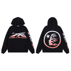Hellstar Black Pink Gradient Hoodie