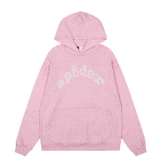 Sp5der Graphic Pullover - Light Pink / Soft Light Fleece