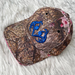 Hellstar Camo Blue Graphic Flat Brim Cap