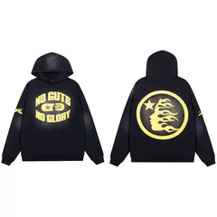 Hellstar Black NO GUTS Hoodie