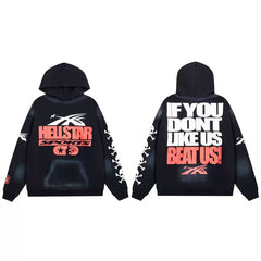 Hellstar Black BEAT US Hoodie