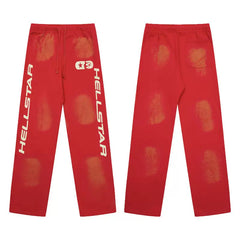 Hellstar Red Distressed HELLSTAR Sweatpants