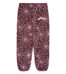 Sp5der AOP Sweatpants Brown/Pink