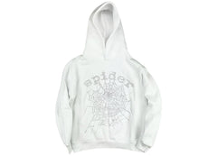 Sp5der Rhinestone Logo Hoodie