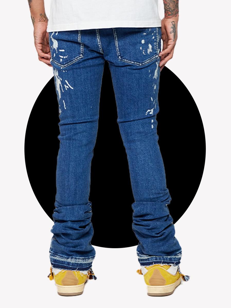 ESNTL Lab Draco Stacked Jeans