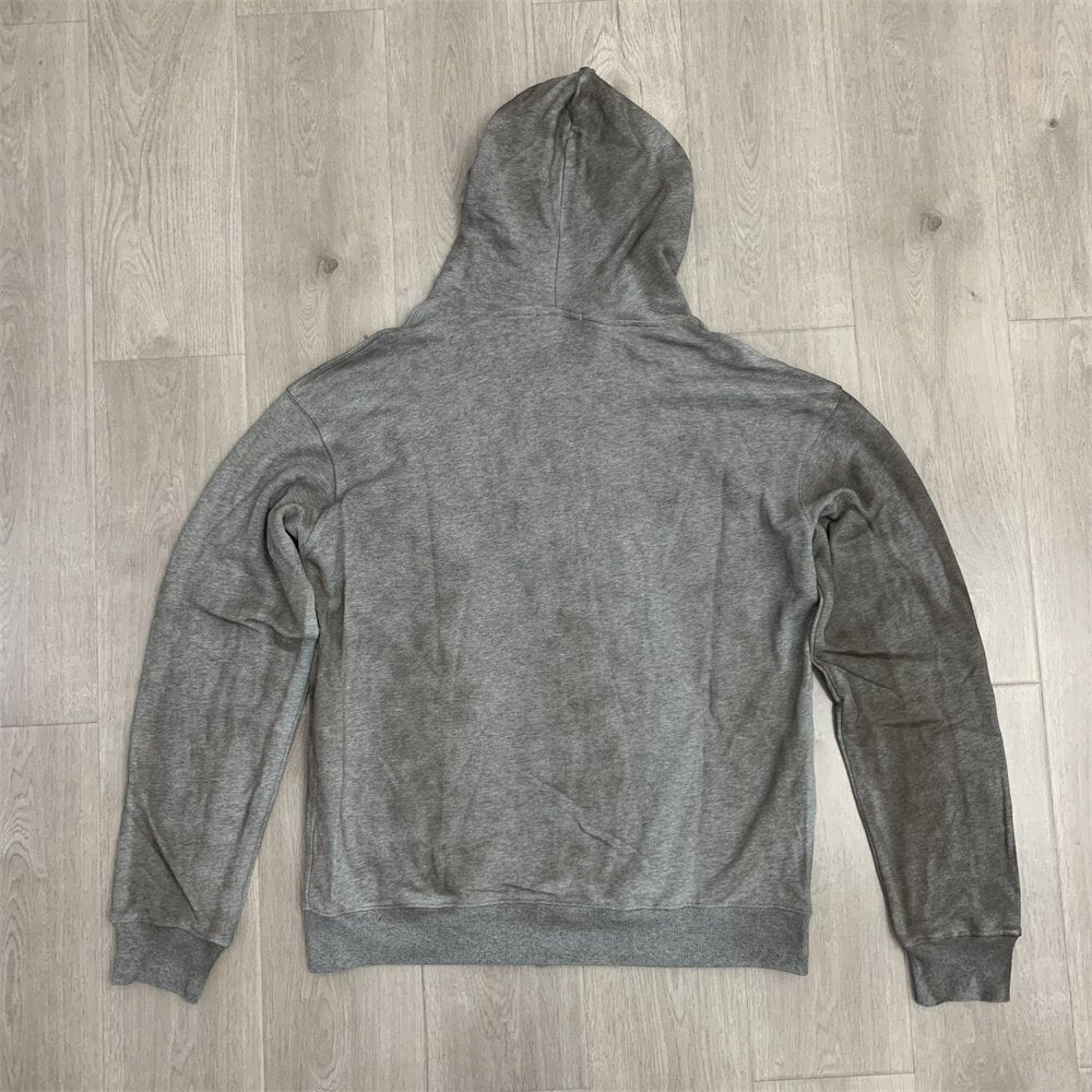 VALLEY Grey Valley Sport Division Football Graphic Zip‑Up Hoodie Unisex Oversized Jacket