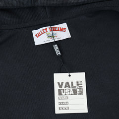 Valley Dreams Waffle‑Knit Flame‑Sleeve Zip‑Up Hoodie, Black Vintage Washed Oversized Streetwear Unisex Jacket