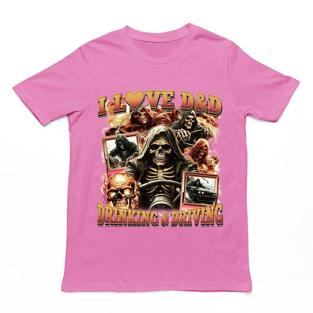 I love D&D Drinking & Driving t-shirt