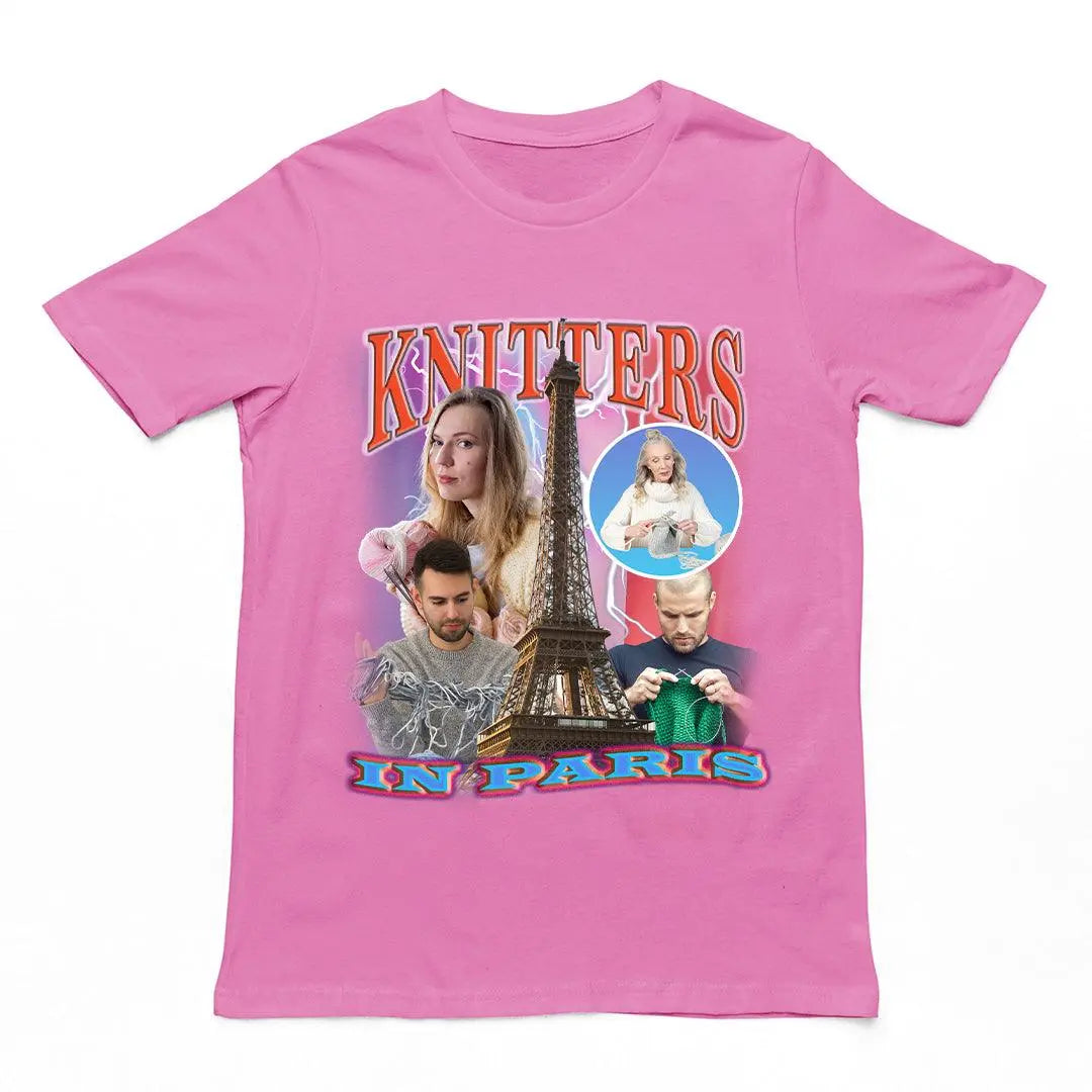 Knitters in Paris t-shirt