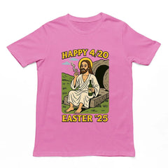 Happy 4/20 Easter '25 Jesus T-Shirt