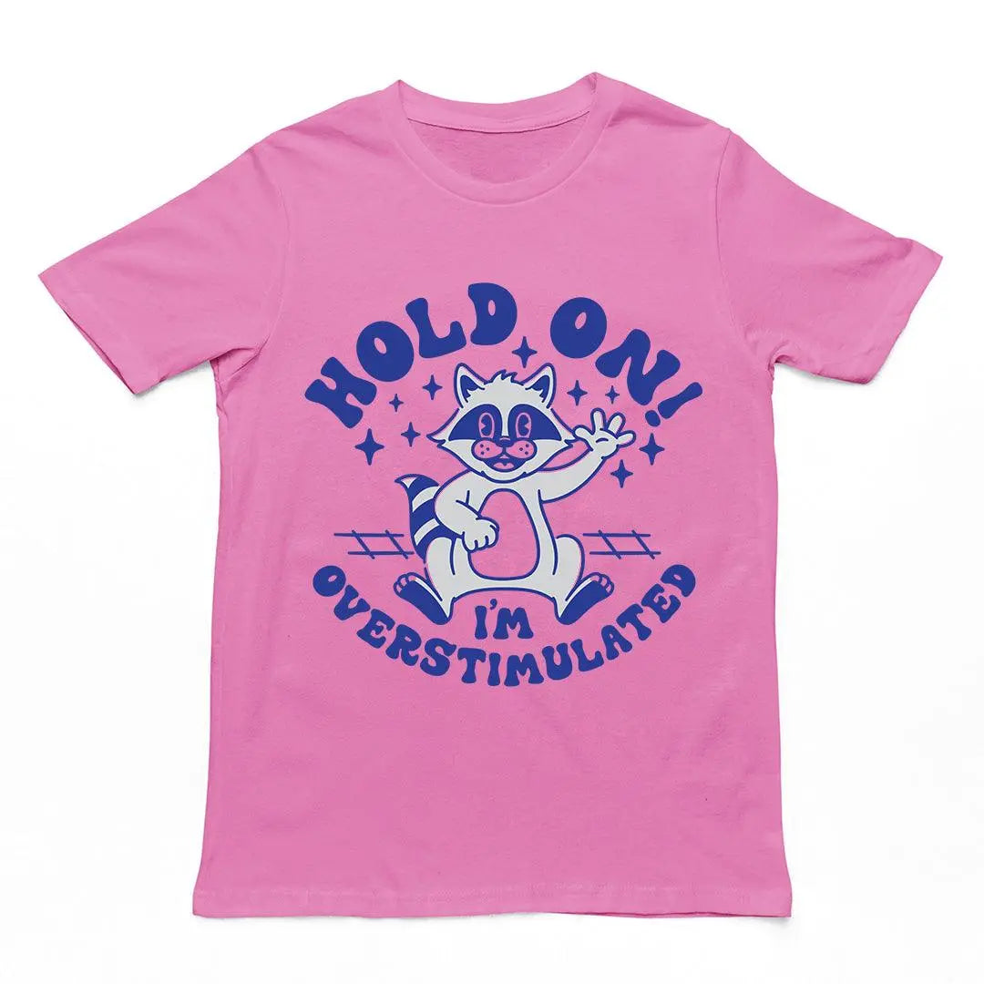 Hold On I'm Overstimulated t-shirt