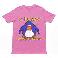 I Peaked on Club Penguin T-Shirt
