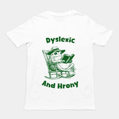 Dyslexic and Hrony t-shirt