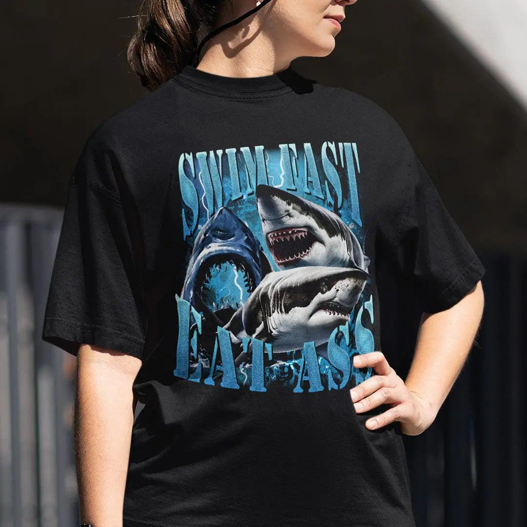 Swim Fast Eat Ass t-shirt