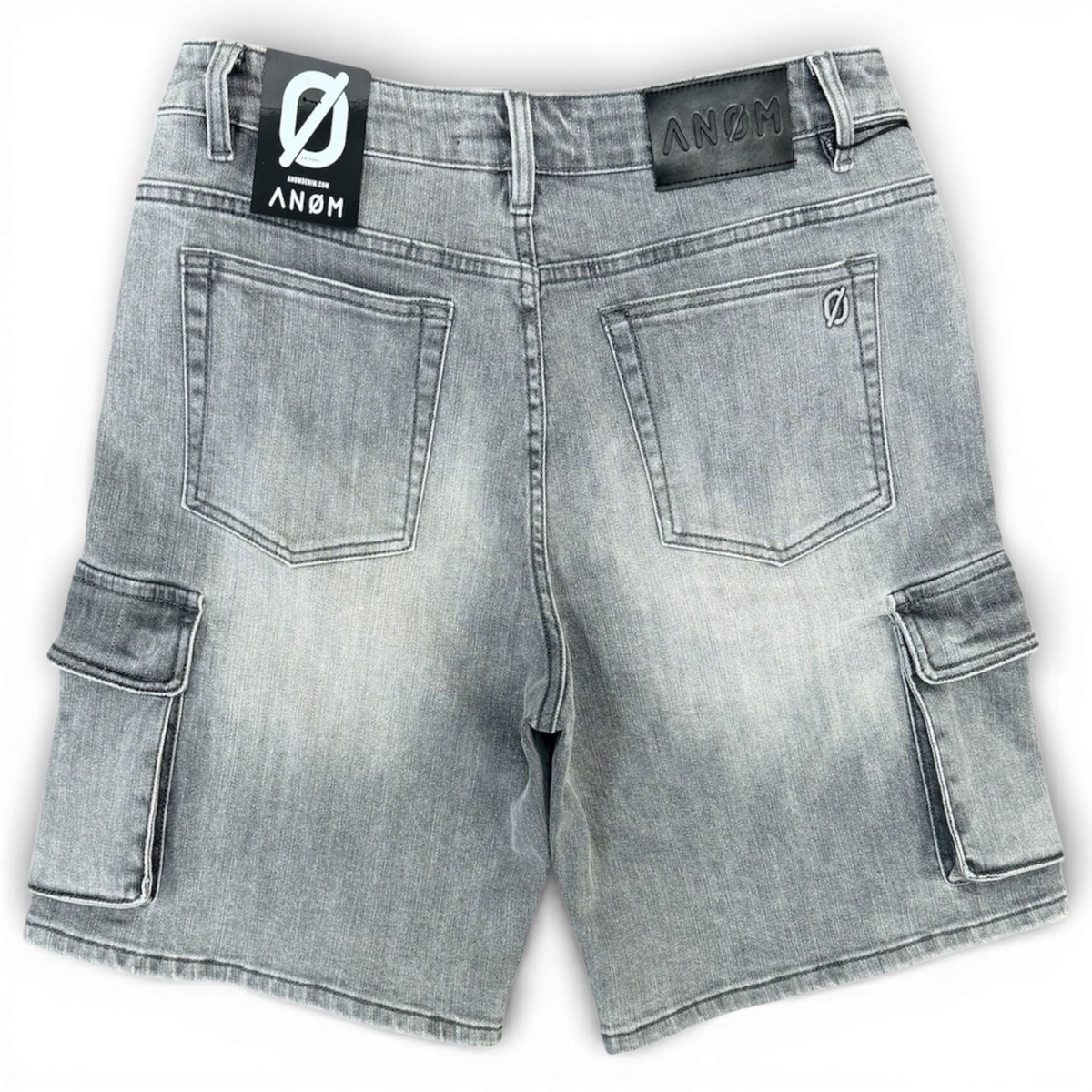 Anom Yazan Grey Wash Jorts