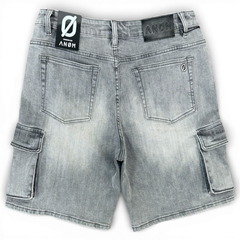 Anom Yazan Grey Wash Jorts
