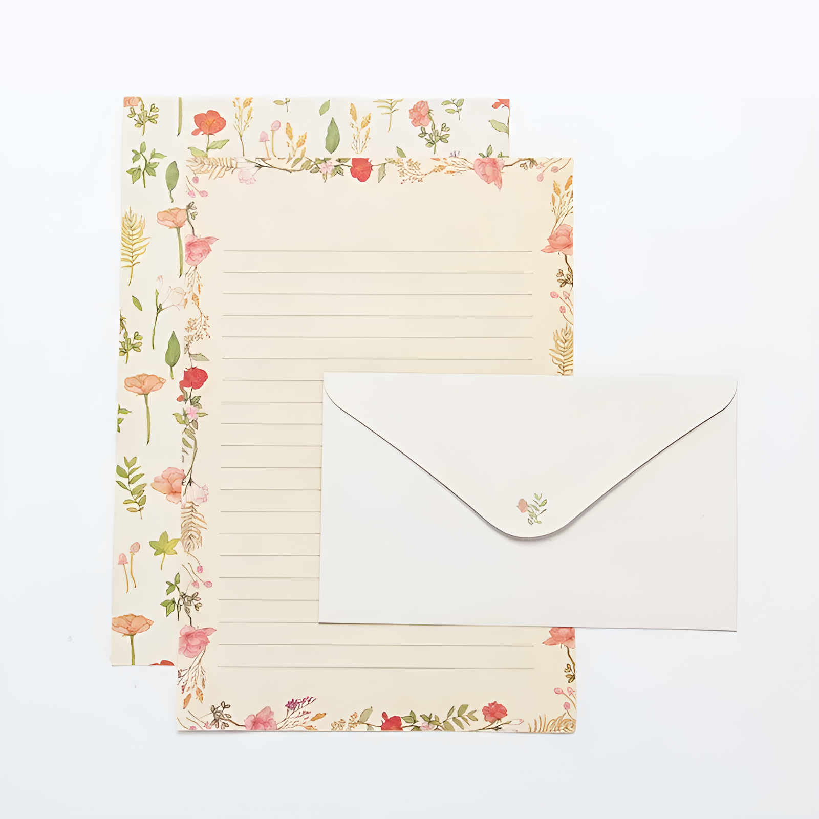 Vintage Botanical Letter Collection - Set of 6