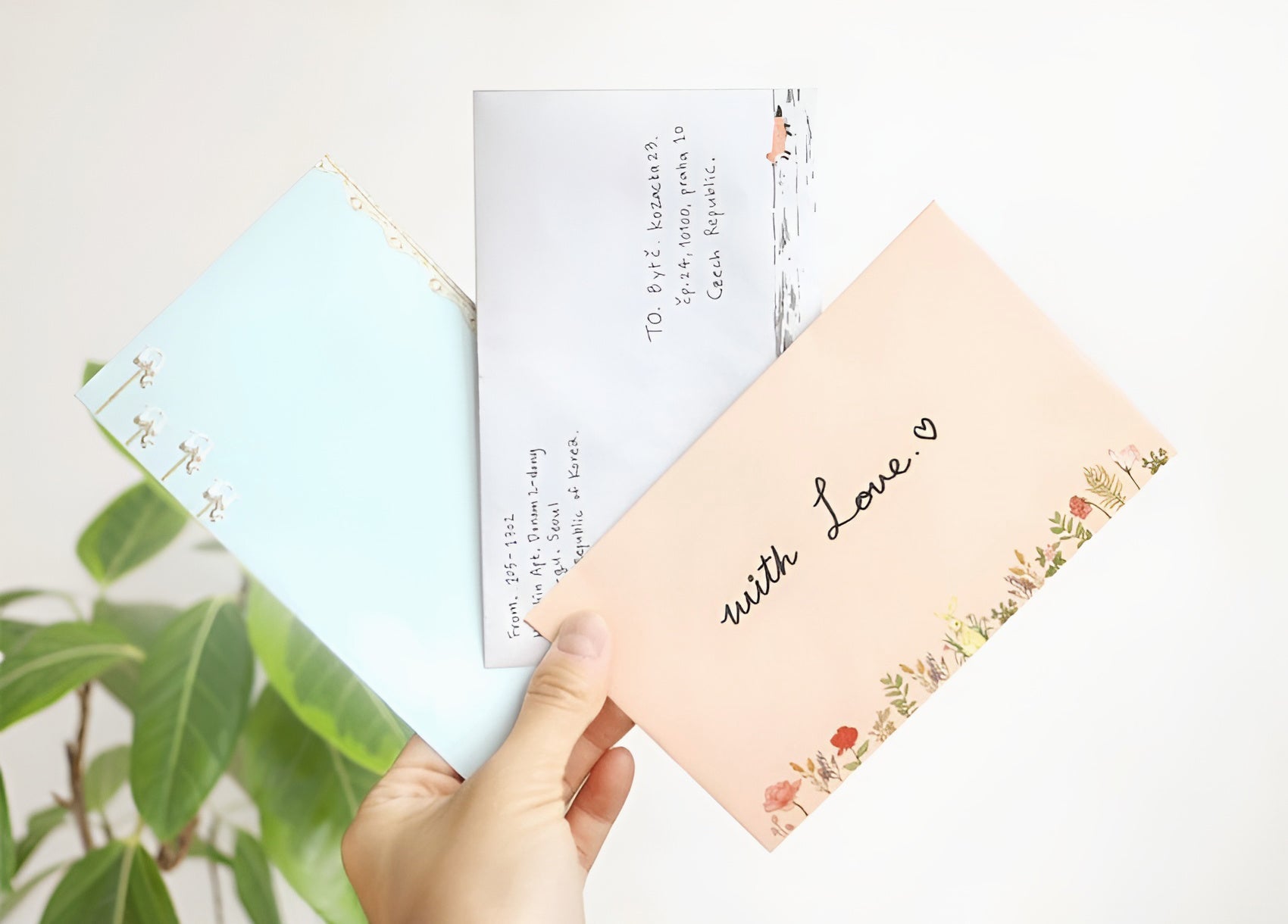 Vintage Botanical Letter Collection - Set of 6