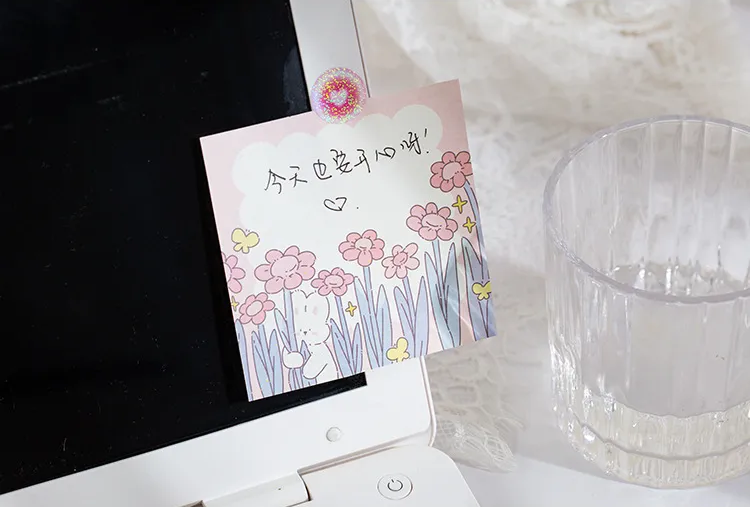 Bunny Blossom Patch Memo Pad