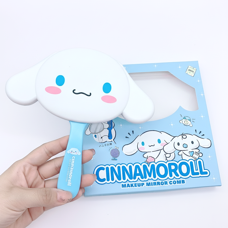 Sanrio Mirror + Comb Vanity Set - Cinnamoroll