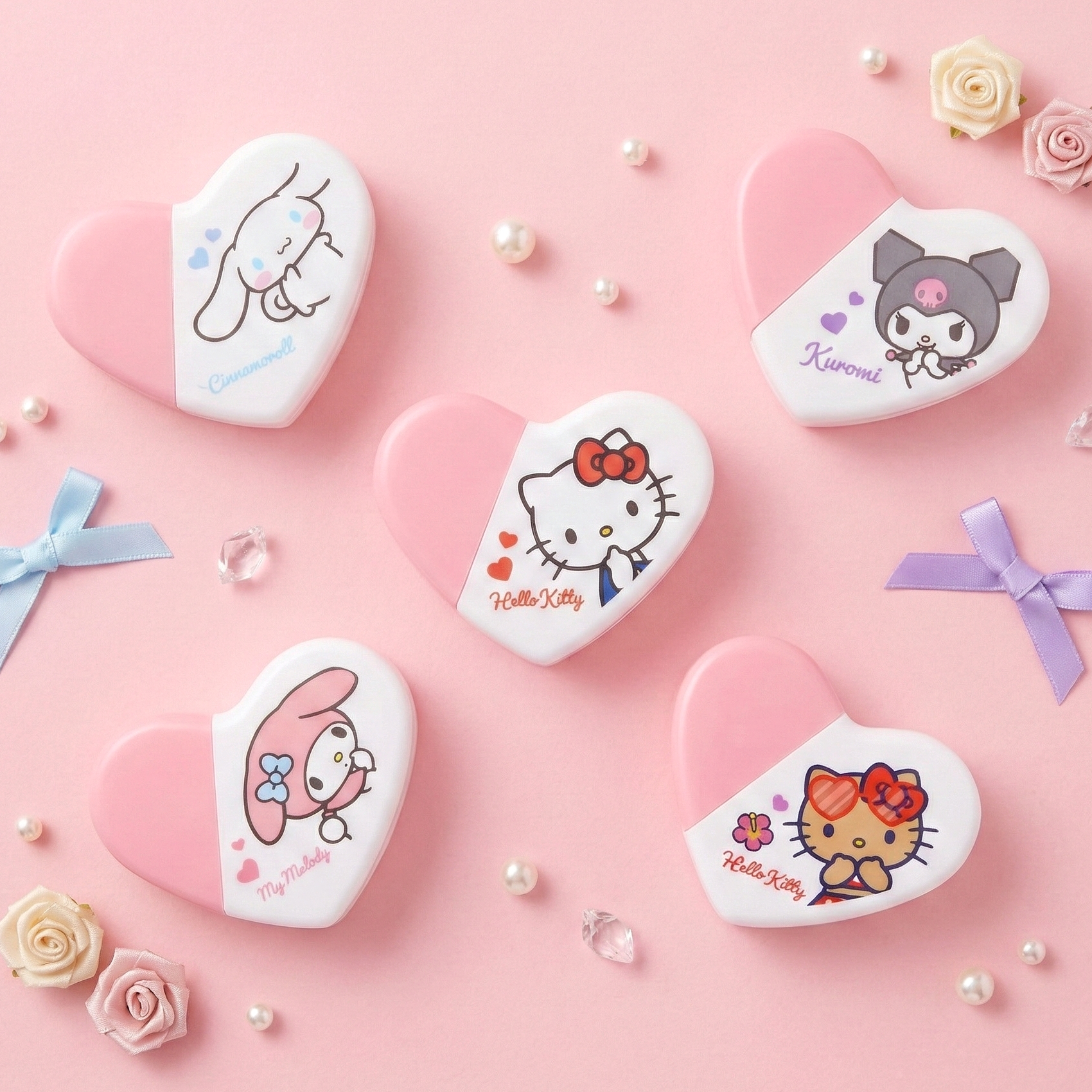 Sanrio Heart Compact Hand Cream – Japanese Edition