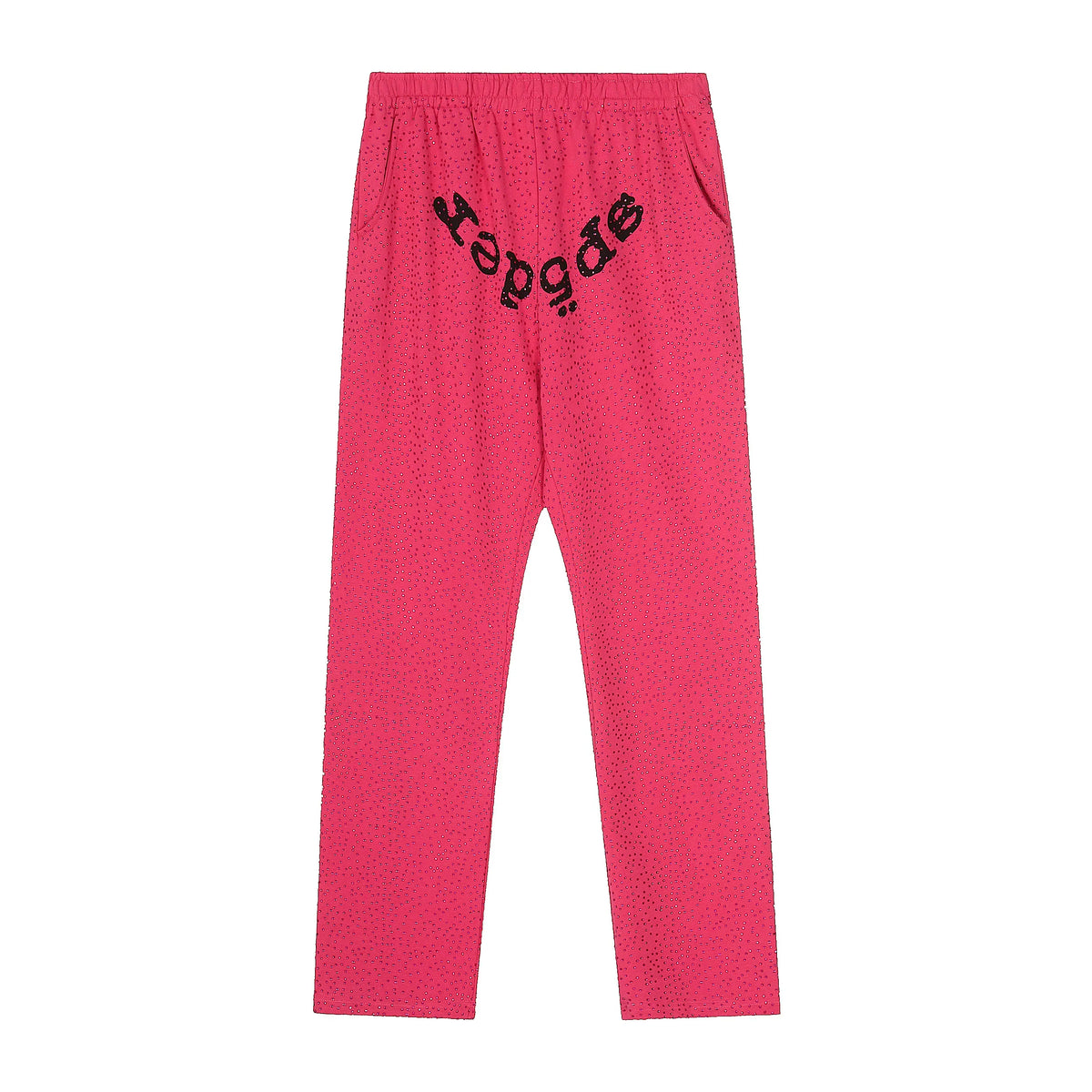 Sp5der Logo Sweatpants - Hot Pink / Heavy Fleece Lined