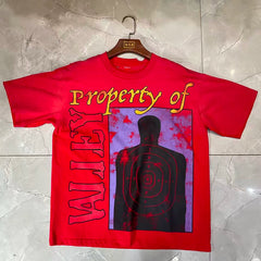 Valleydream Red Property Of Valley Target Vintage Graphic T-Shirt