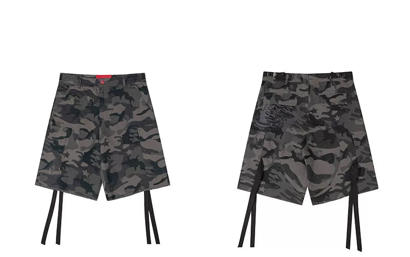 Hellstar Black Grey Camo Shorts