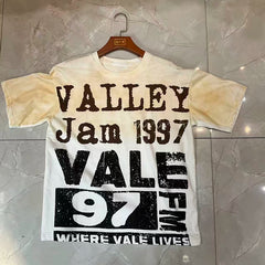 Valleydream Cream Valley Jam 1997 Vintage Festival Graphic T-Shirt