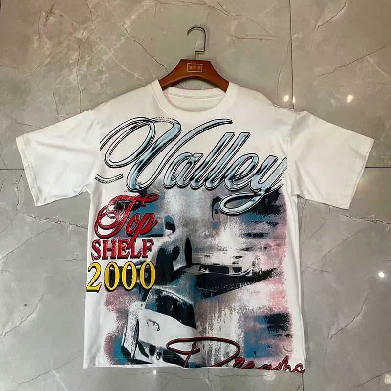 Valleydream White Valley Top Shelf 2000 Vintage Graphic Tee