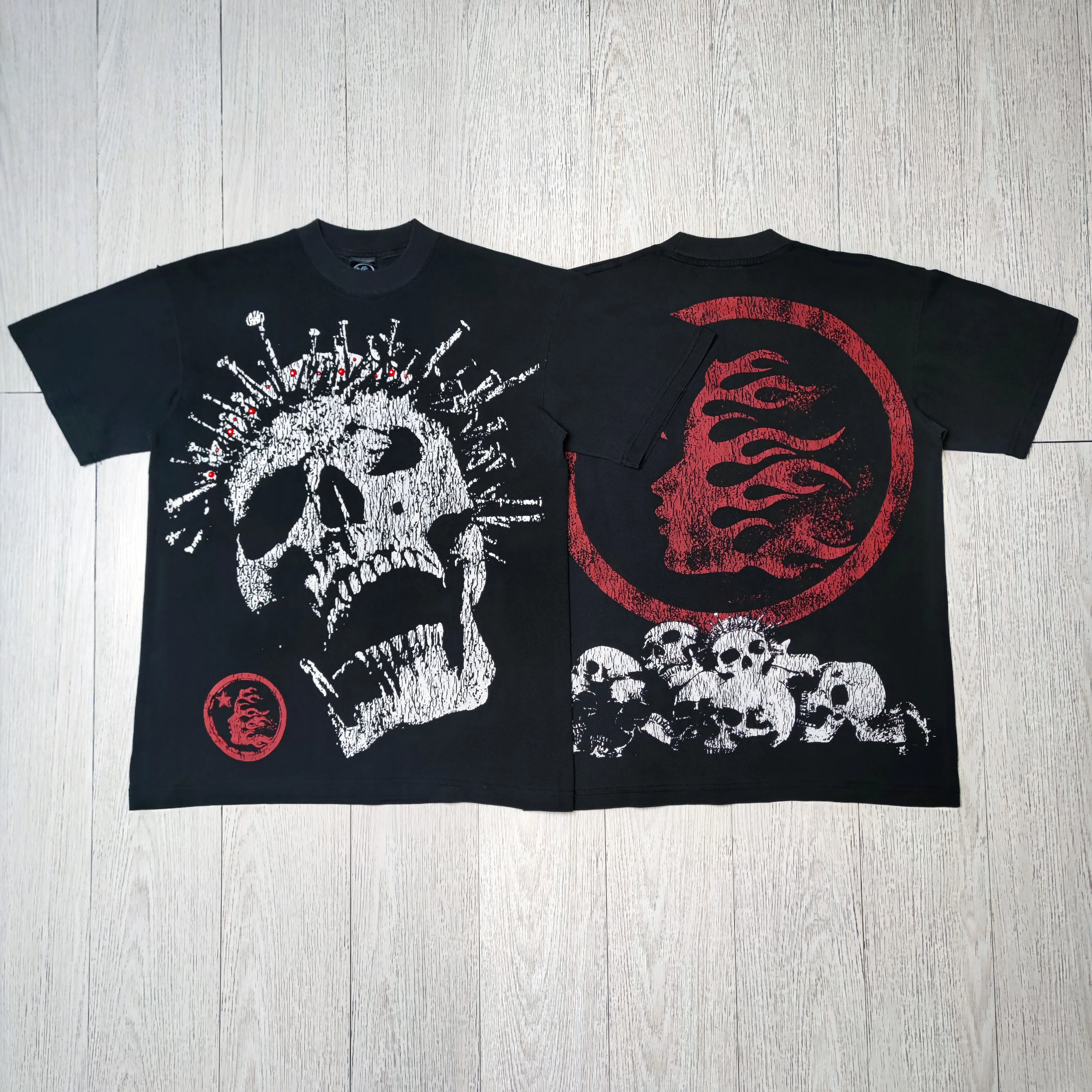 Hellstar Crown Skull Graphic T-shirt
