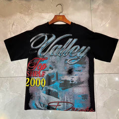 Valleydream Black Valley Top Shelf 2000 Retro Graphic T-Shirt
