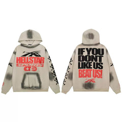 Hellstar Khaki BEAT US Hoodie