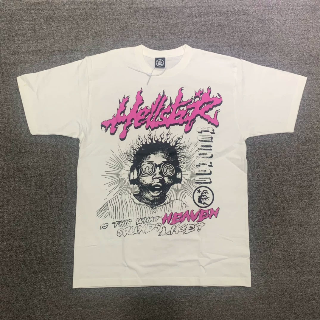 Hellstar Portrait Heaven Cream T-shirt