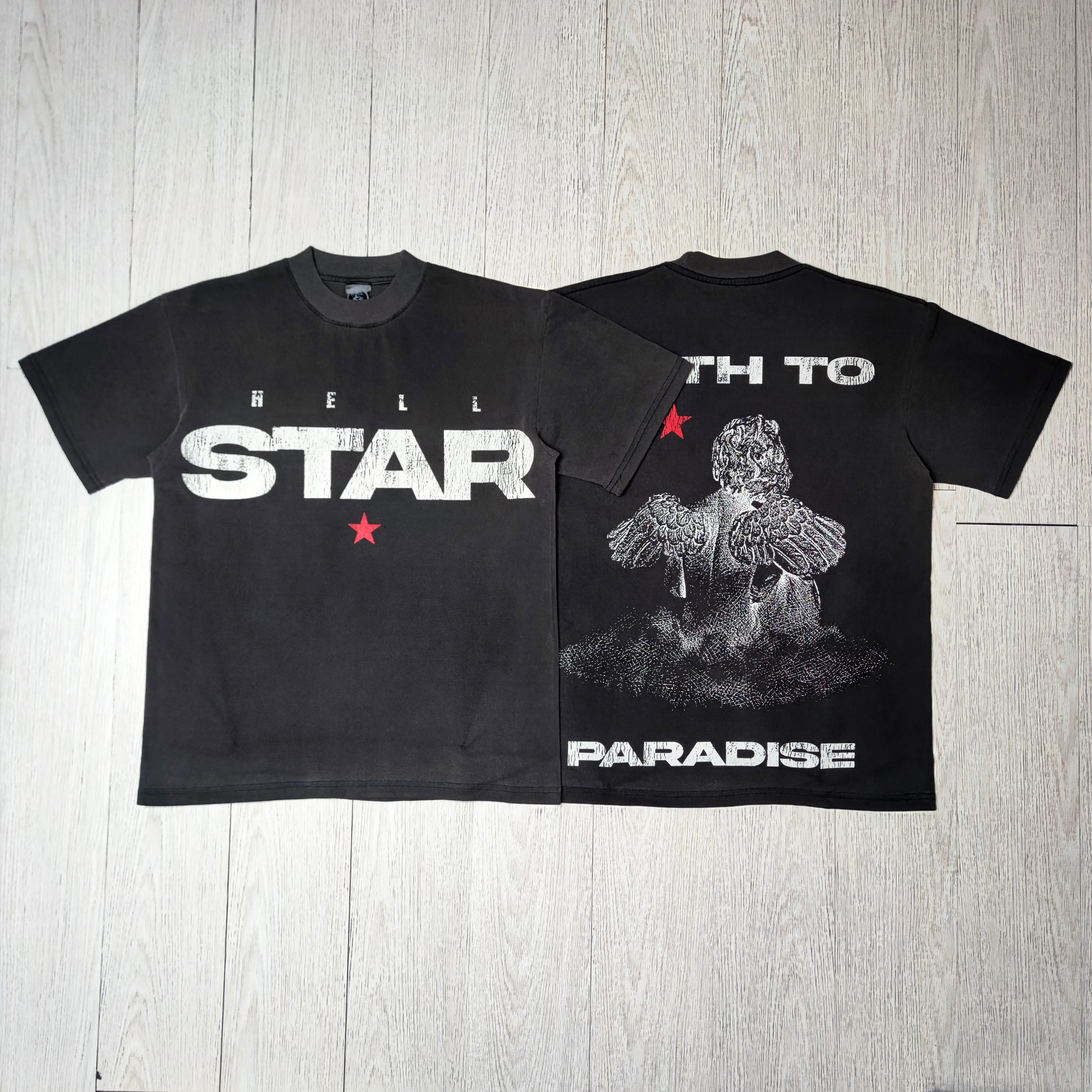 Hellstar Star Letter Logo Graphic T-shirt