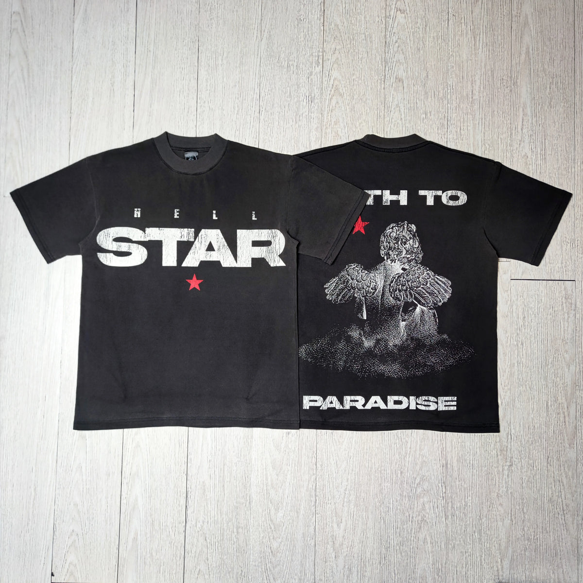Hellstar Star Letter Logo Graphic T-shirt