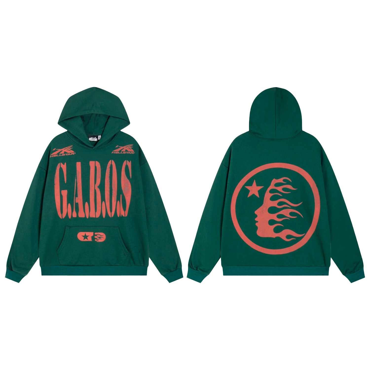 Hellstar Dark Green GABOS Hoodie