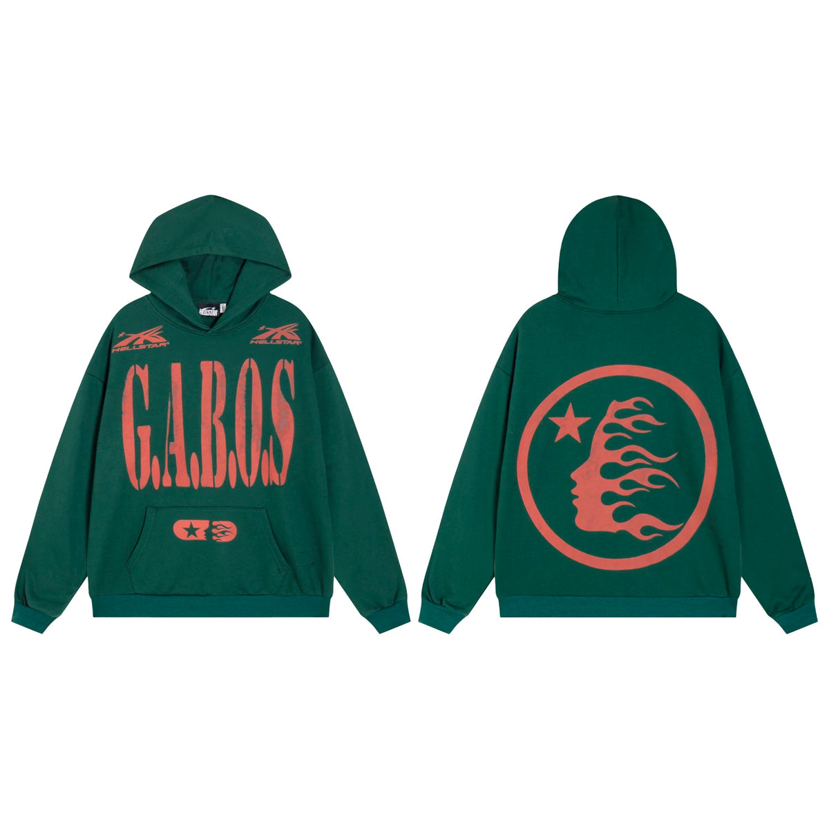 Hellstar Dark Green GABOS Hoodie