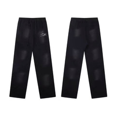 Hellstar Black Drawstring Print Sweatpants