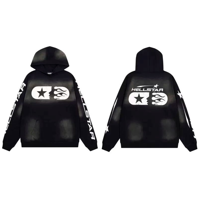 Hellstar Black Star Graphic Hoodie