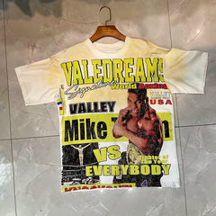 Valleydream Cream Valleydream Mike Tyson Vs Everybody Vintage Graphic Tee