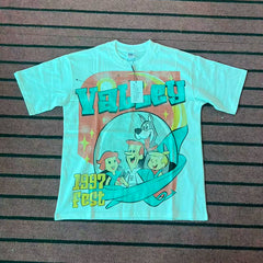 Valleydream Off White Retro Cartoon Character Collage Valley T-Shirt